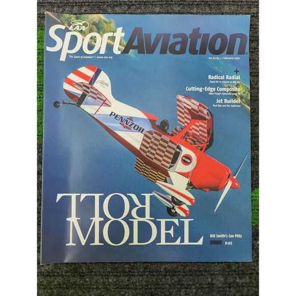 EAA Sport Aviation 20' 21' Plane Pilot Flight Travel Transport Hobby Fly - Picture 2 of 3